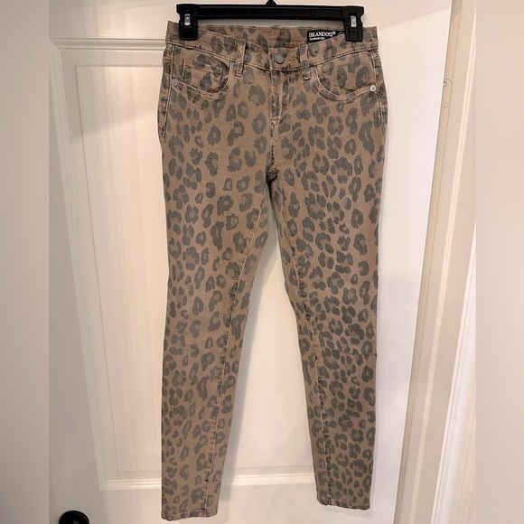 Blank NYC Reade leopard crop skinny jeans - Picture 2 of 8